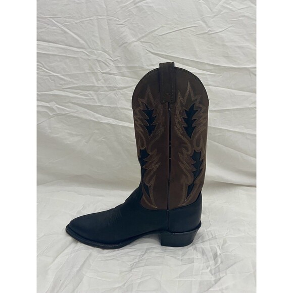 Dan Post Men's Cowboy Boots - Brown and Black - 8 - Picture 6 of 8